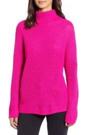 Chelsea28 Stitch Interest Turtleneck Sweater   Nordstrom at Nordstrom